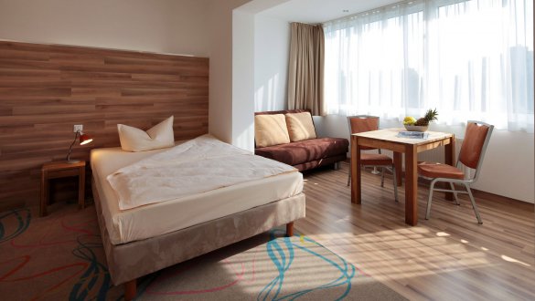 Zu den Zimmer des Petul Apart Hotel Essen und Bochum